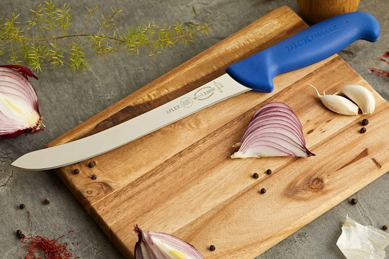 F. Dick Fischfiletiermesser ErgoGrip Filetiermesser 21 cm Blau