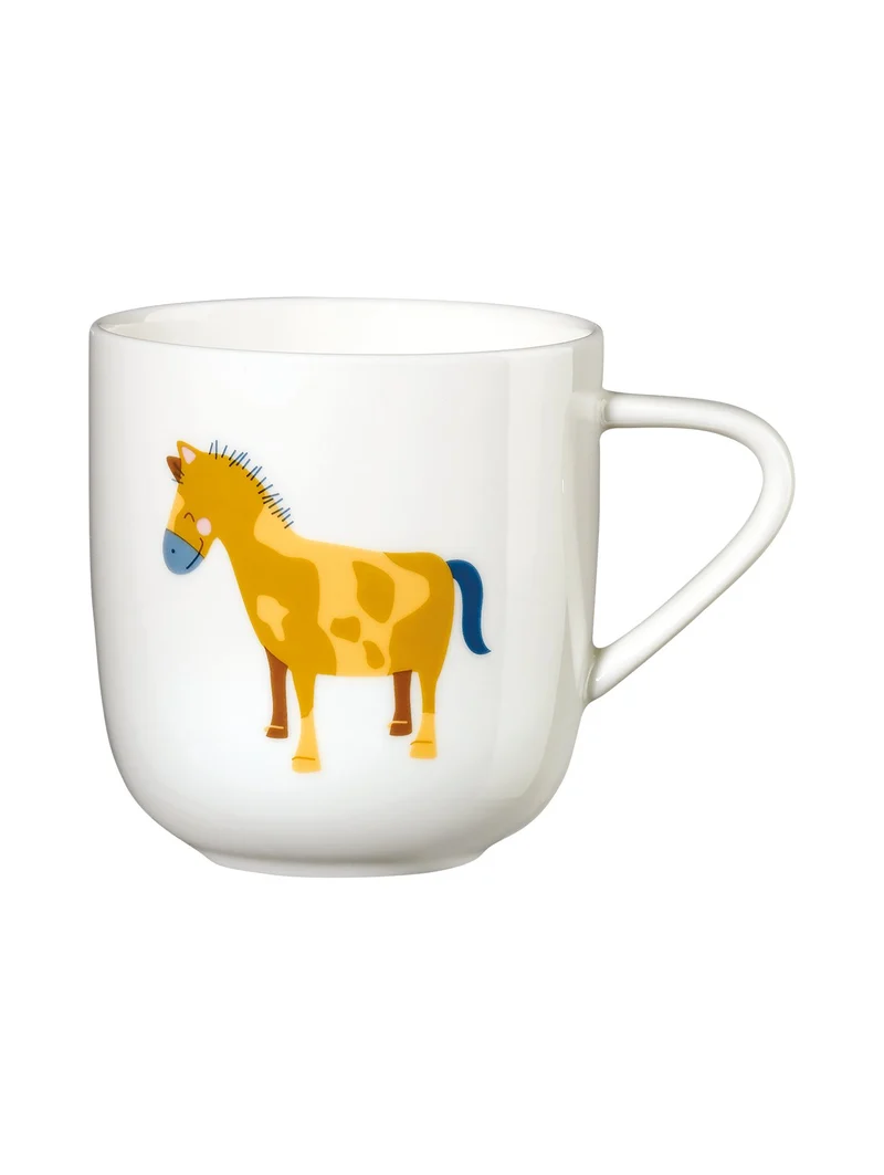 ASA - Henkelbecher, Westernpferd Wiebke, kids, 0,25l, Fine Bone China.