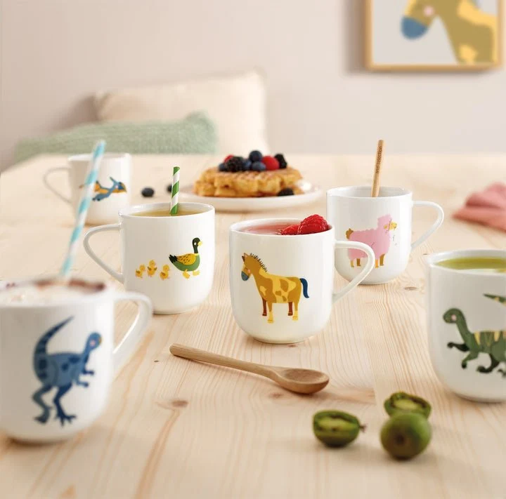 ASA - Henkelbecher, Westernpferd Wiebke, kids, 0,25l, Fine Bone China.
