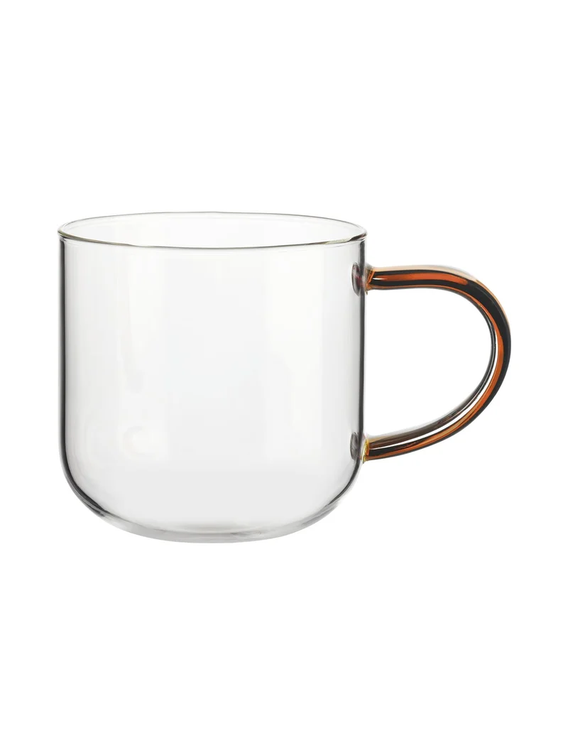 ASA 'Henkelbecher, brown coppa, 0,4l, Borosilikatglas