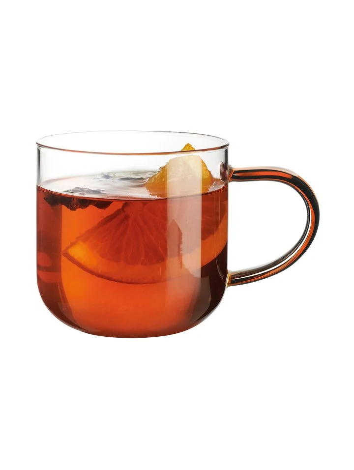 ASA 'Henkelbecher, brown coppa, 0,4l, Borosilikatglas