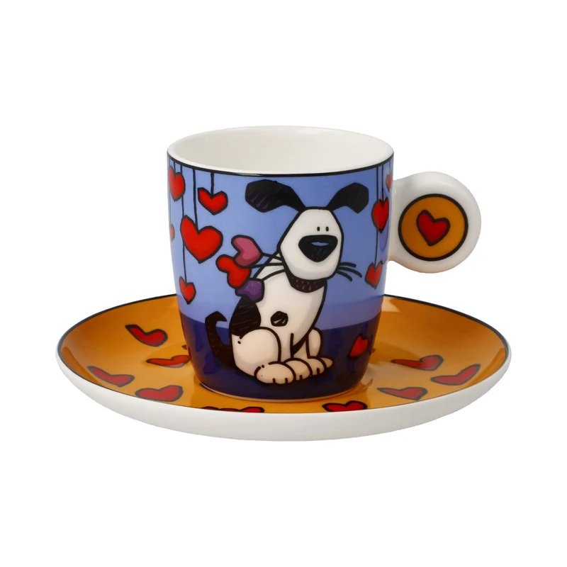 Ed Heck - Love Dog, Goebel, Espressotasse, 2024