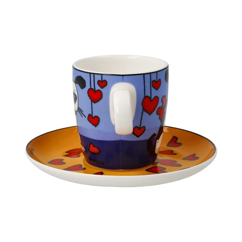 Ed Heck - Love Dog, Goebel, Espressotasse, 2024