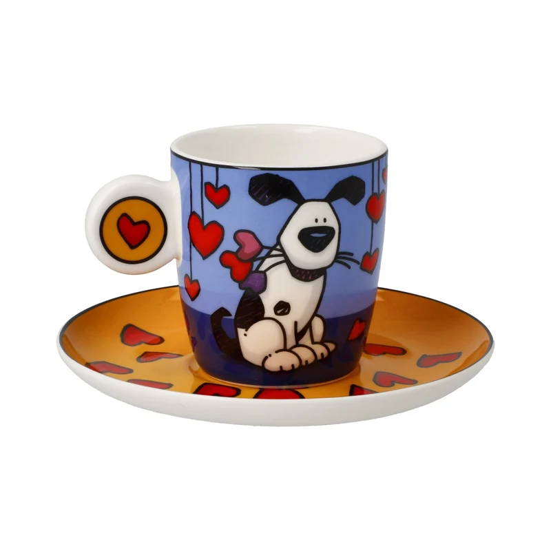 Ed Heck - Love Dog, Goebel, Espressotasse, 2024