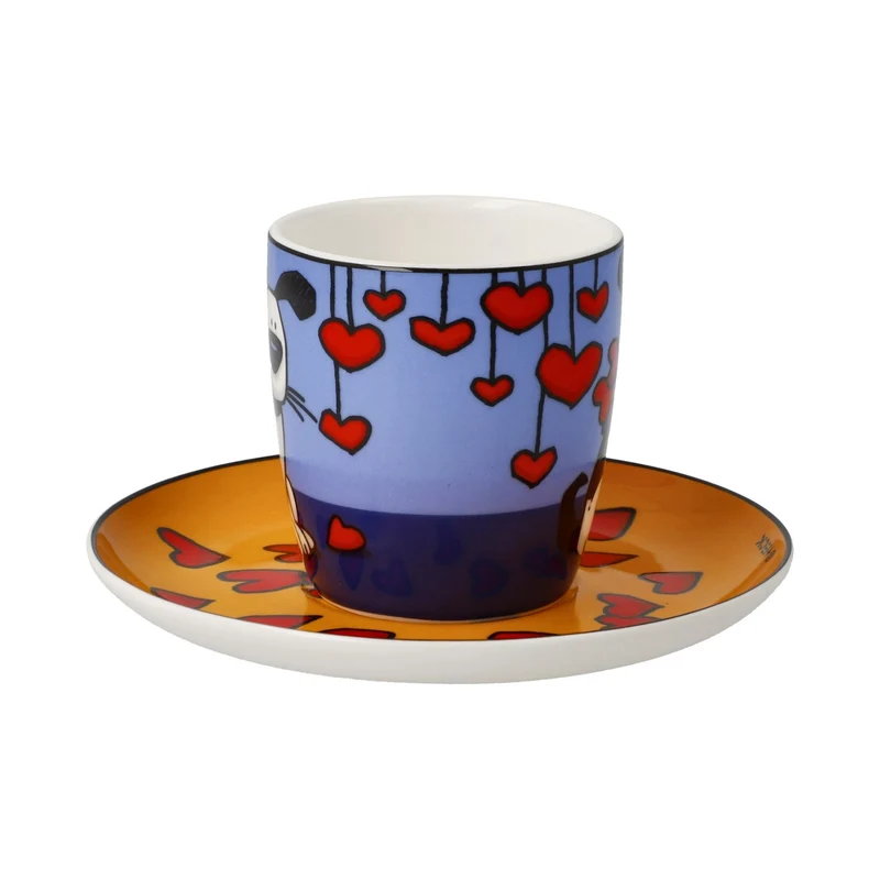 Ed Heck - Love Dog, Goebel, Espressotasse, 2024