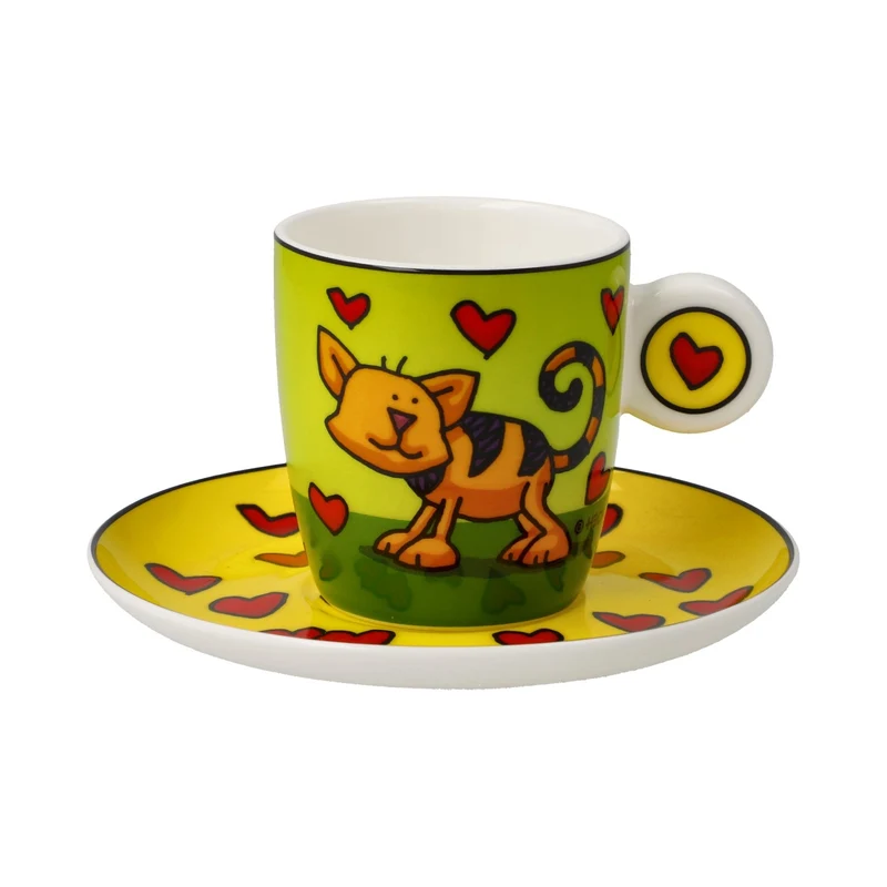 Ed Heck - Love Cat, Goebel, Espressotasse, 2024