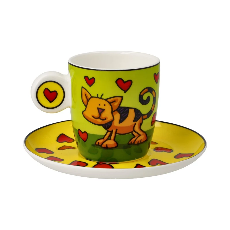 Ed Heck - Love Cat, Goebel, Espressotasse, 2024