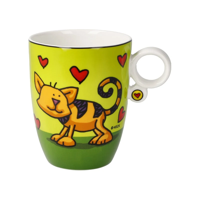 Ed Heck - Love Cat, Goebel, Künstlertasse, 2024