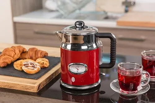 Russell Hobbs Wasserkocher Vintage, 1,7 l, 2400 Watt, Retro Teekocher