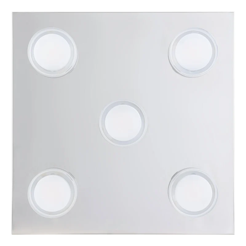 EGLO LED Deckenlampe Romendo 1,5 flammige Deckenleuchte Bad dimmbar