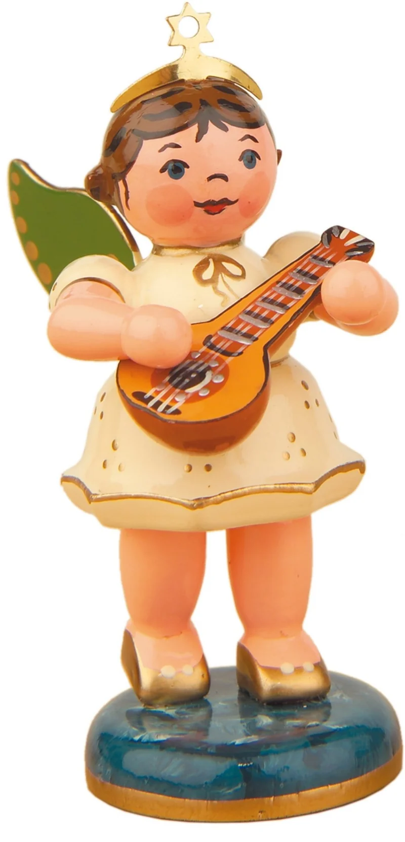 Hubrig Volkskunst 'Engel mit Mandoline 6,5cm'