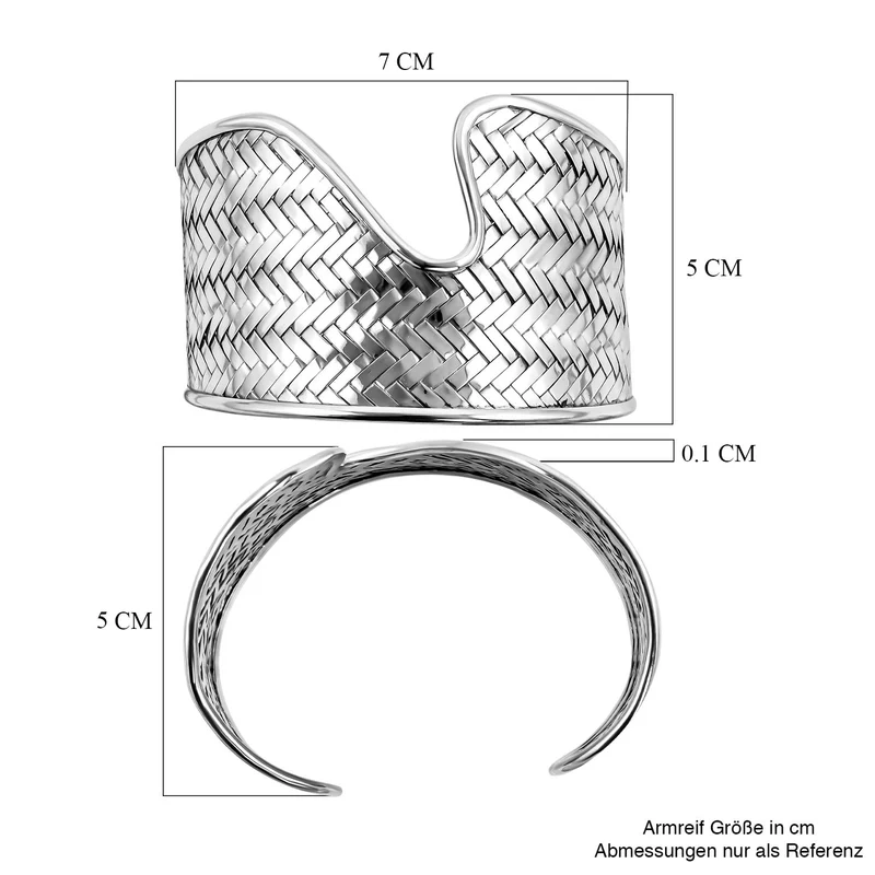 Royal Bali - 925 Silber Armreif ca. 19 cm ca. 36,64g
