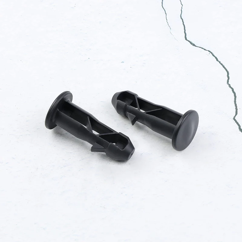 3 Paar Scharnierstifte für Mülltonnendeckel, 65mm x 18mm, schwarzer Kunststoff, passend für 240L Mülltonnen im Freien