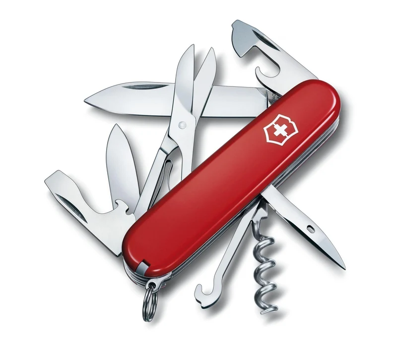 Victorinox Taschenmesser Climber 14 Funktionen Rot Mittelrot