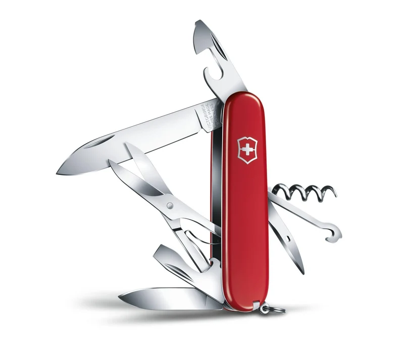 Victorinox Taschenmesser Climber 14 Funktionen Rot Mittelrot
