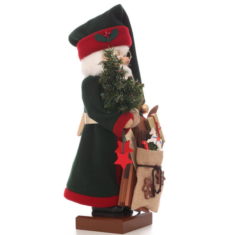 Weihnachtsmann mit Geschenken, Nussknacker, Ulbricht - 49cm' 2024
