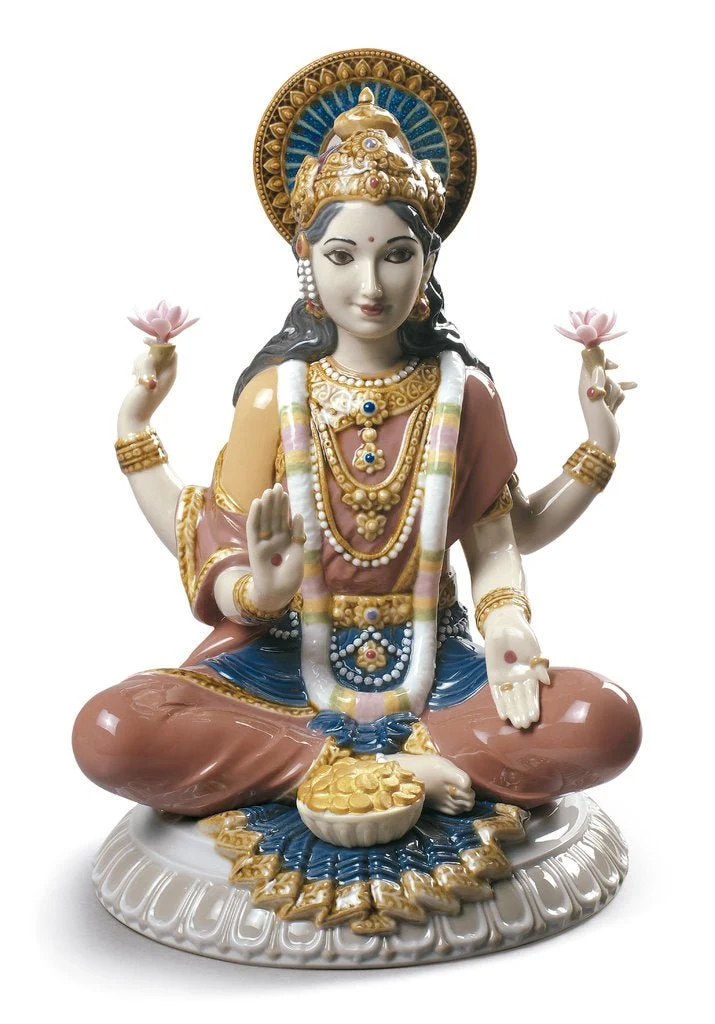 LLADRO® Figur »GÖTTIN LAKSHMI - 22x18x16 cm« 01009229
