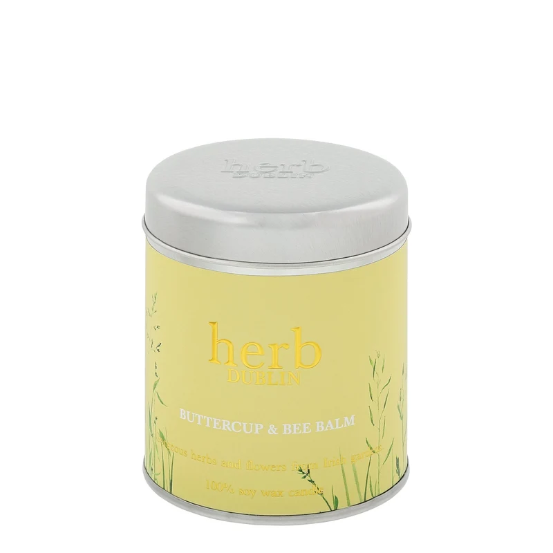 Butterblume und Bienenbalsam Zinn Kerze, herb DUBLIN