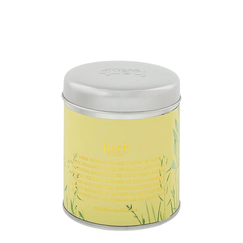 Butterblume und Bienenbalsam Zinn Kerze, herb DUBLIN