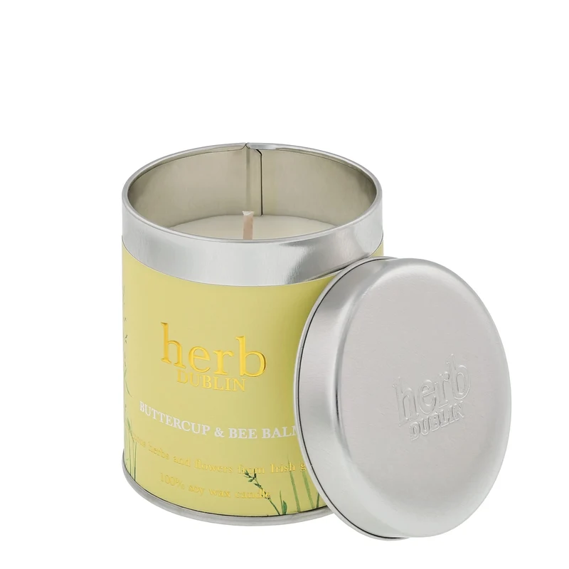 Butterblume und Bienenbalsam Zinn Kerze, herb DUBLIN
