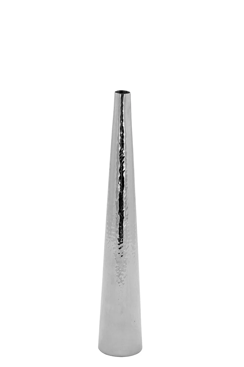 CUBA - Vase gehämmert - Edelstahl 36cm, Fink
