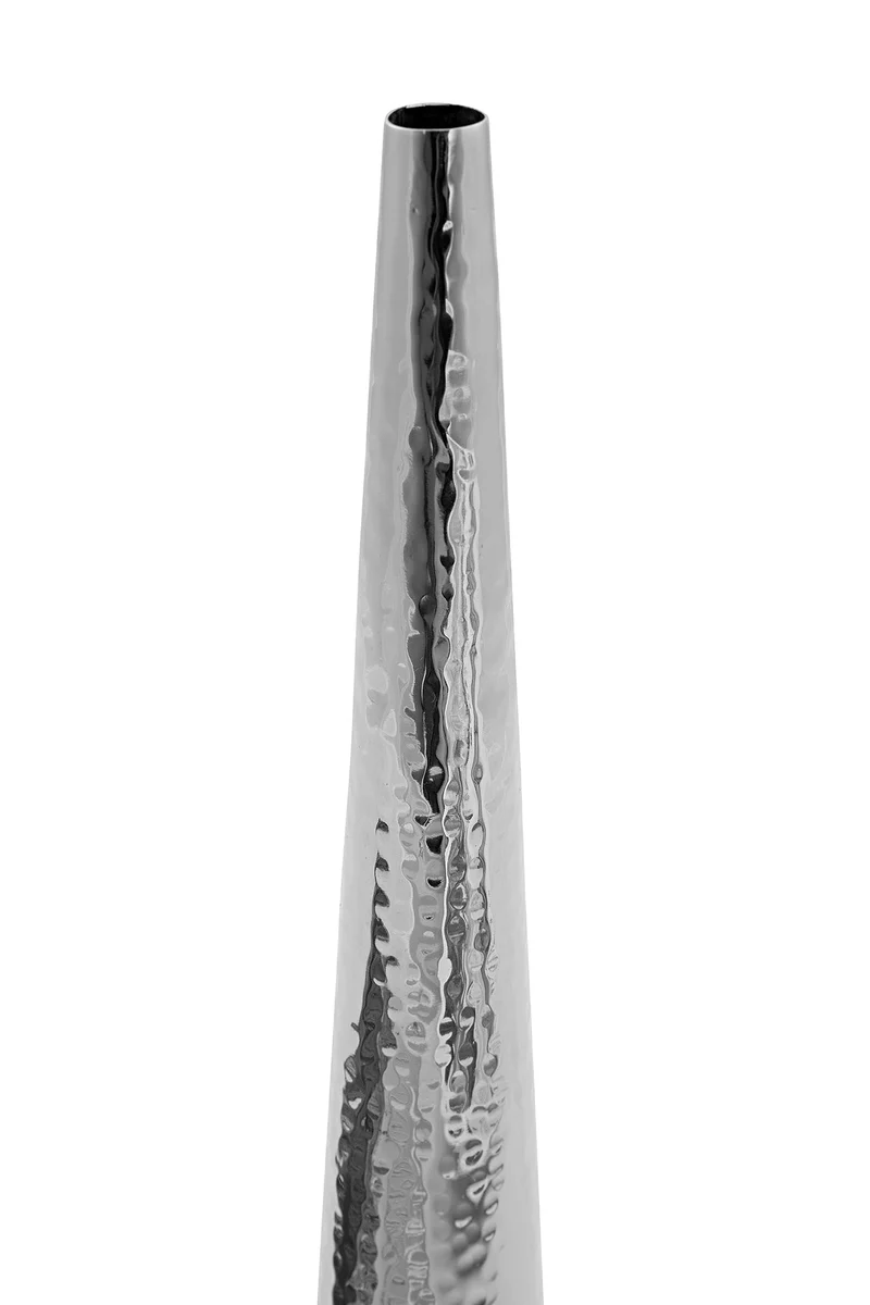CUBA - Vase gehämmert - Edelstahl 36cm, Fink