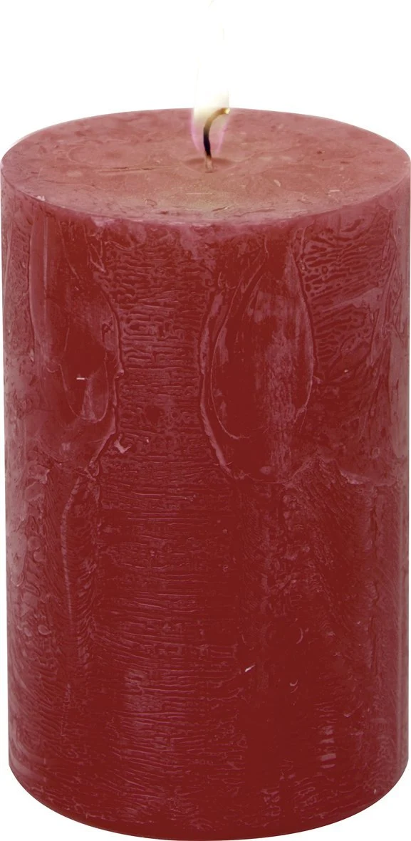 IHR 'Stumpenkerze rot, D7 x 11 cm'