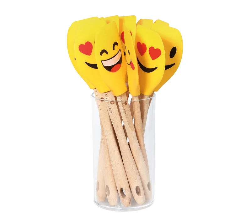 Zassenhaus 'Teigschaber SMILEY sortiert, Buche 30,5 cm'