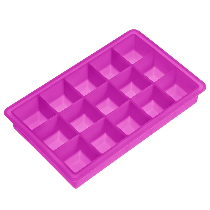 Lurch, Eiswürfelbereiter 3x3cm purpur für 15 Eiswürfel