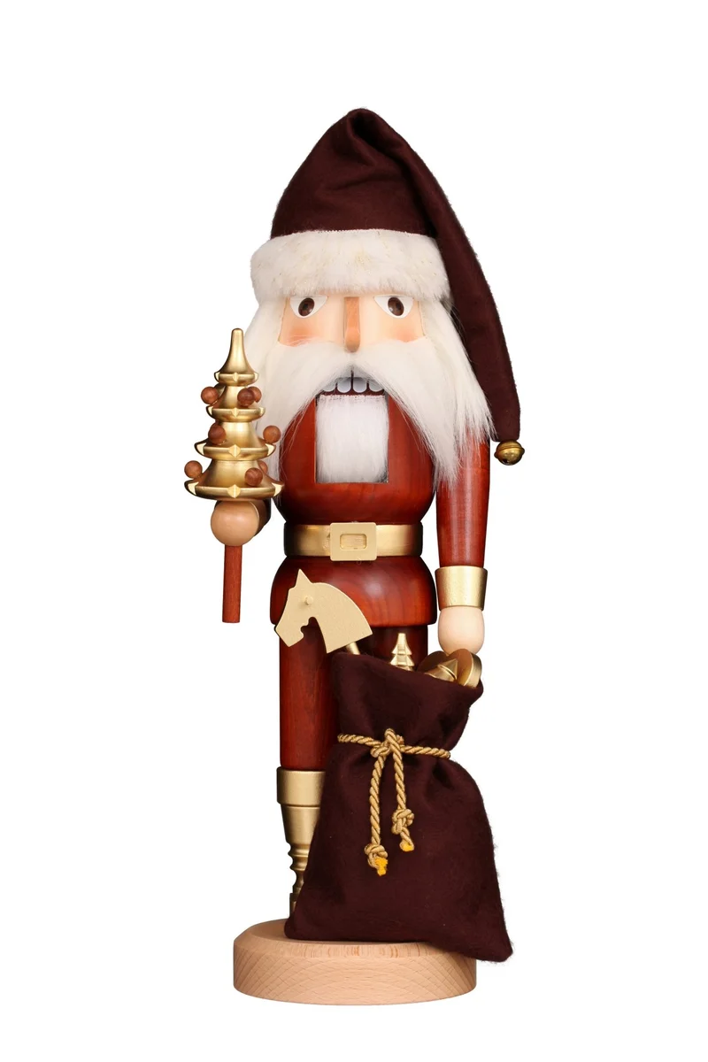Ulbricht Nussknacker 'Weihnachtsmann natur/gold - 40cm' 2023
