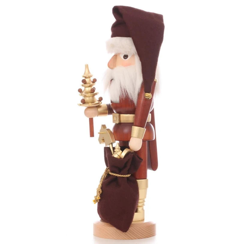 Ulbricht Nussknacker 'Weihnachtsmann natur/gold - 40cm' 2023