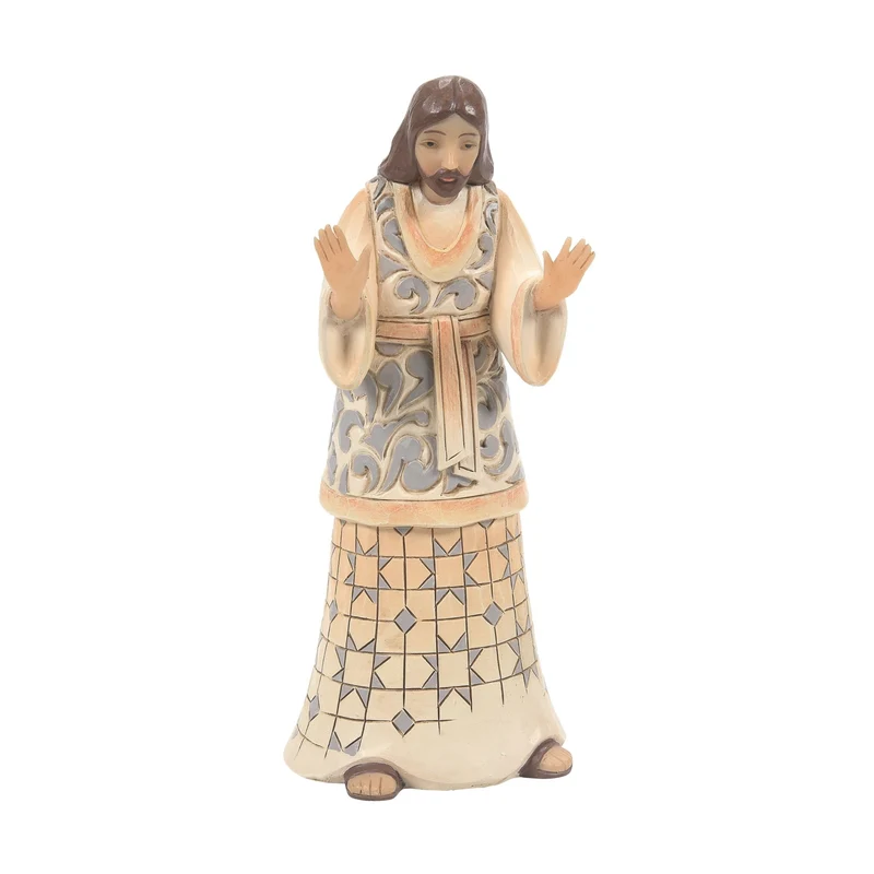 Jim Shore Figuren - Woodland Krippe Familie 4 Teile Set - 21,5cm hoch