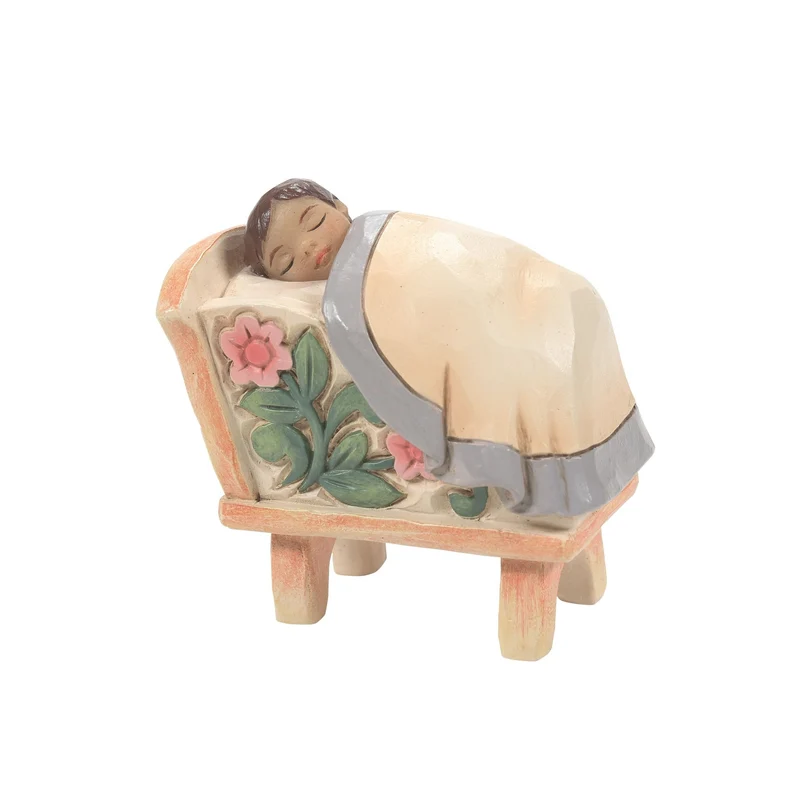 Jim Shore Figuren - Woodland Krippe Familie 4 Teile Set - 21,5cm hoch