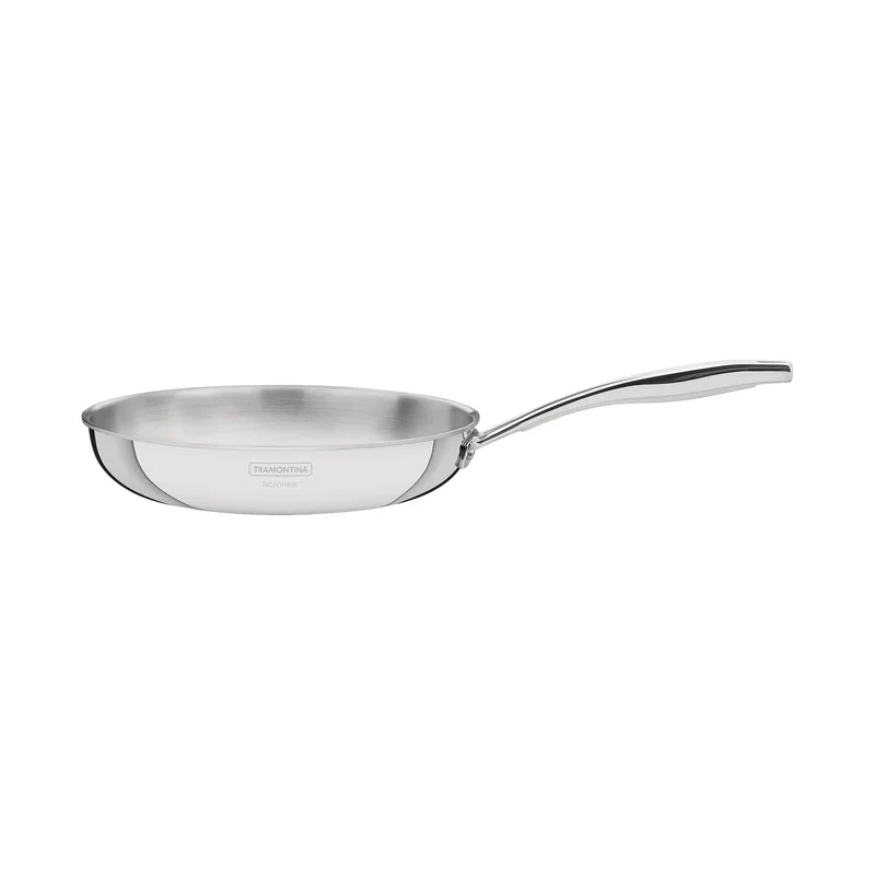 Tramontina Grano Pfanne 30 cm Edelstahl, Tri-Ply, Induktion, Unbeschichtet