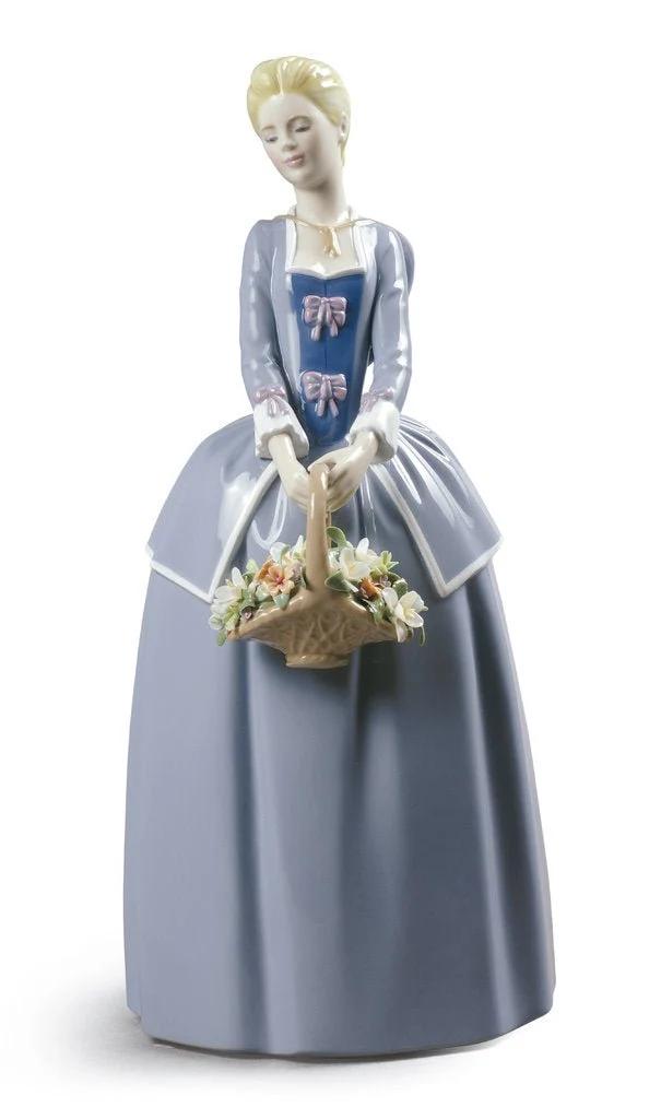 LLADRO® Figur »DIE ERSTEN BLUMEN AUS MEINEM GARTEN - 31 cm« 01009180