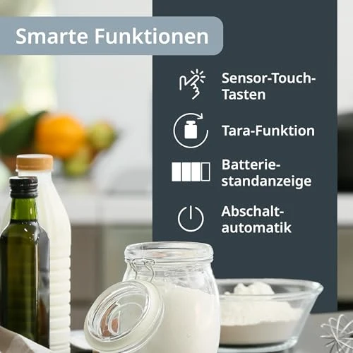 ADE Extra große Küchenwaage digital bis 15kg | Küchenwaage große Wiegefläche 26x31 cm | perfekt als Kuchenwaage, Paketwaage, Fleischwaage