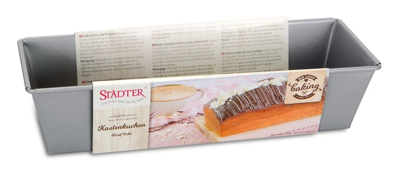 Städter 'We Love Baking, Kastenform 30 x 10,5 cm / H 7, Füllmenge 2000ml'