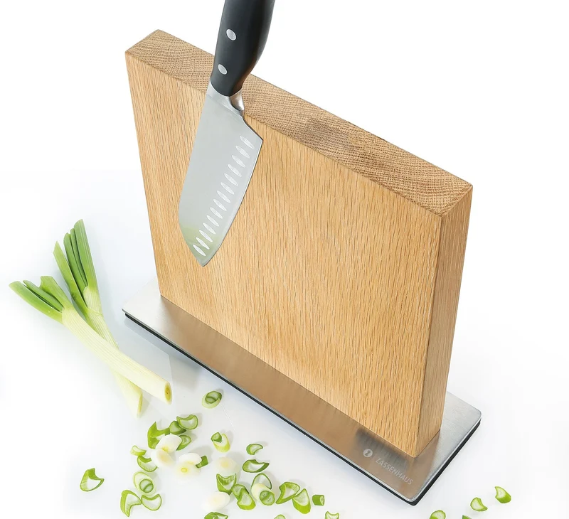 Zassenhaus 'Magnet-Messerblock, Eiche 28 x 9 x 25,5 cm'