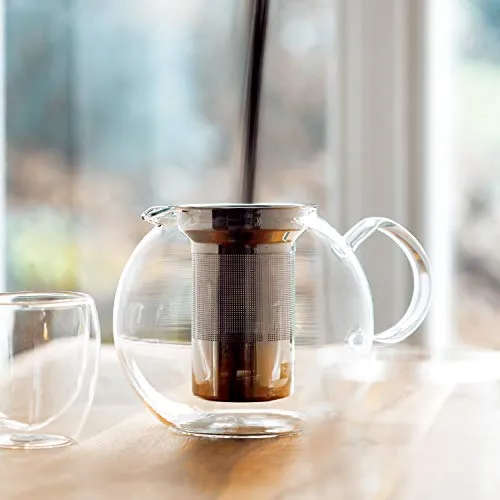 Bodum 1801-16 Assam Teebereiter mit Edelstahlfilter, 1.0 l