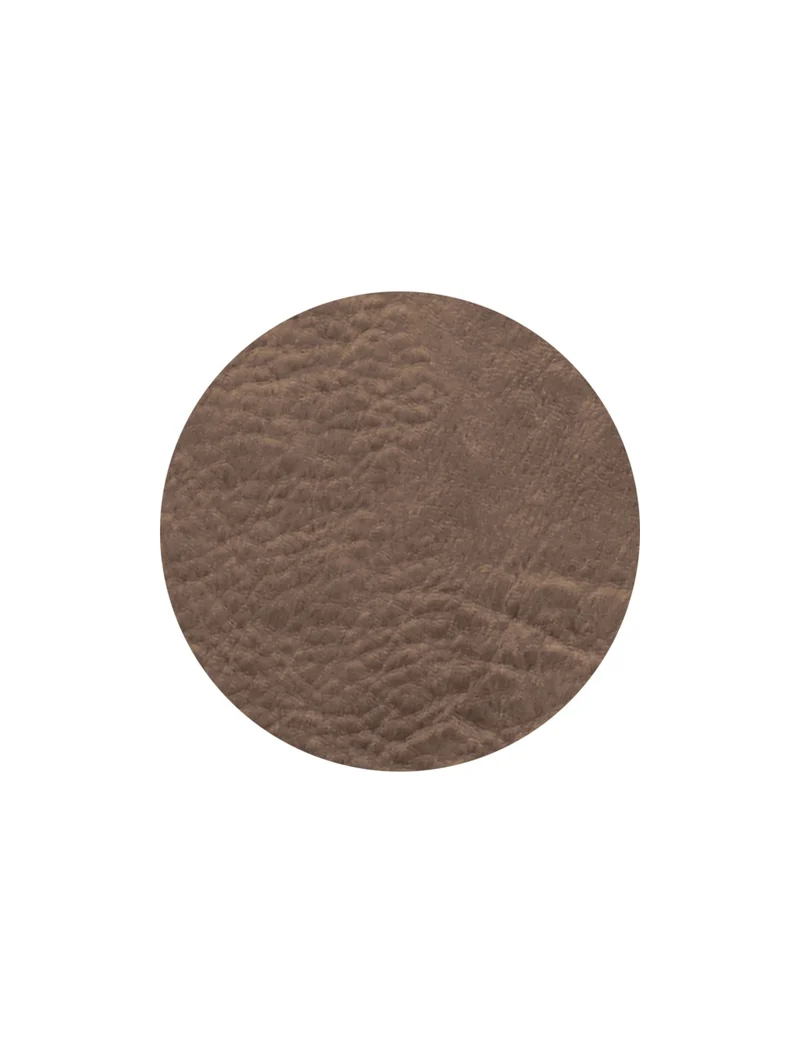 ASA '4er Set Untersetzer, nougat vegan leather'