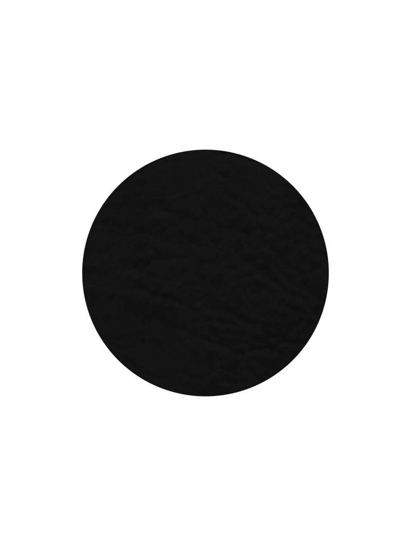 ASA '4er Untersetzer black vegan leather'
