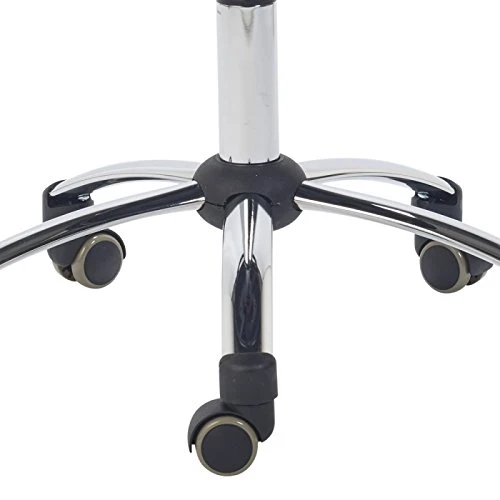 Teqler T-135362schwarz Rollhocker mit Ringauslöser