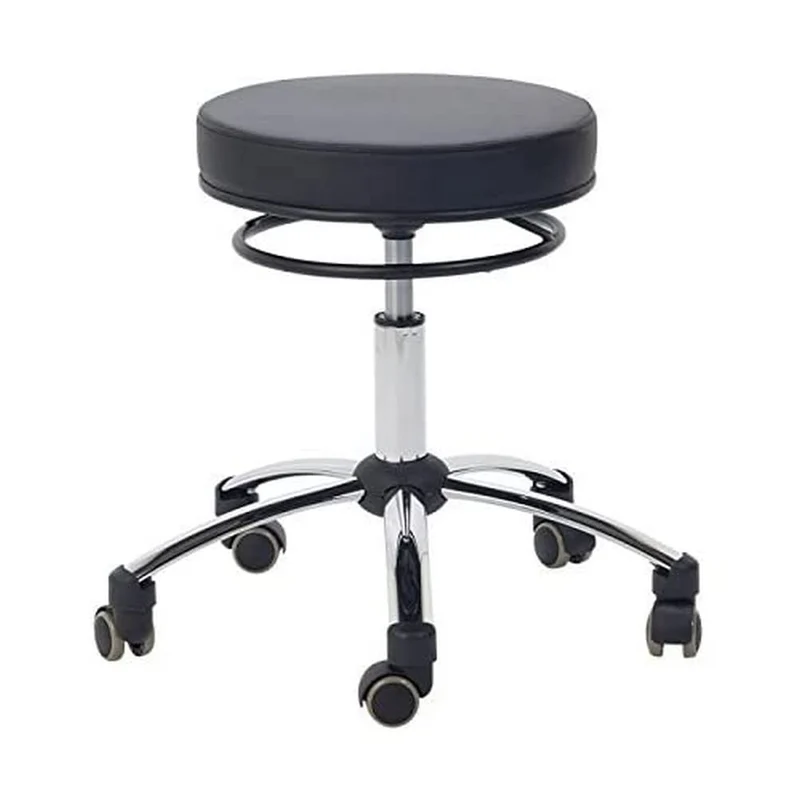 Teqler T-135362schwarz Rollhocker mit Ringauslöser