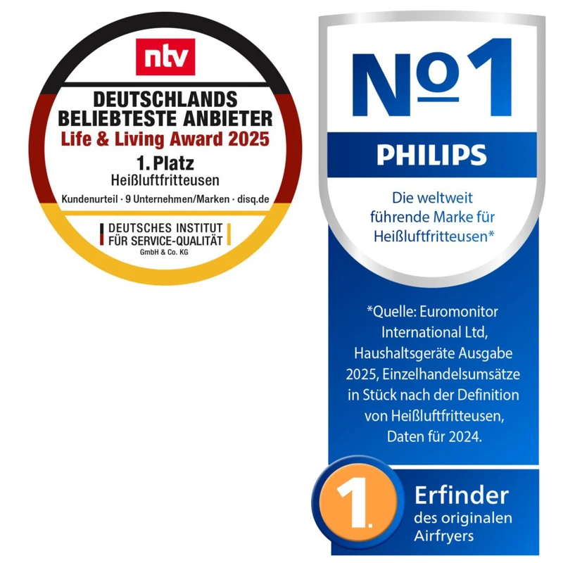 Philips Essential Airfryer Heißluftfritteuse XL, Schwarz, 6,2 L