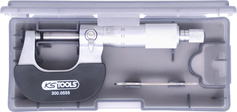 KS Tools 300.0555 Bügelmessschraube, 0-25mm