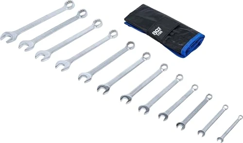 BGS 1195 | Maul-Ringschlüssel-Satz | Zollgrößen SW 1/4" - 15/16" | 12-tlg.