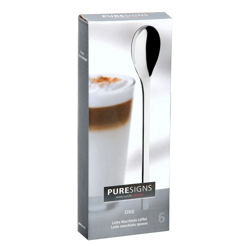 PureSigns 'Latte Macchiato Löffel ONE Extra poliert, 6 Stück'