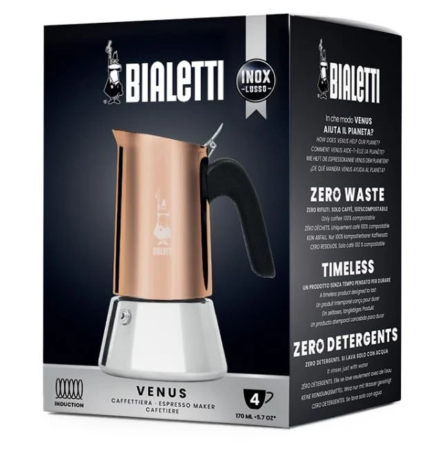 Bialetti 'Venus Espressokocher Kupfer, 4 Tassen'