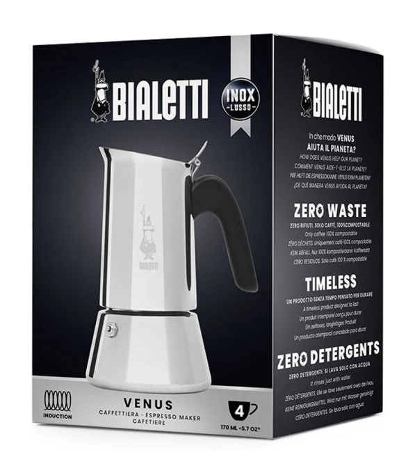Bialetti 'Venus Espressokocher, Silber, 6 Tassen'