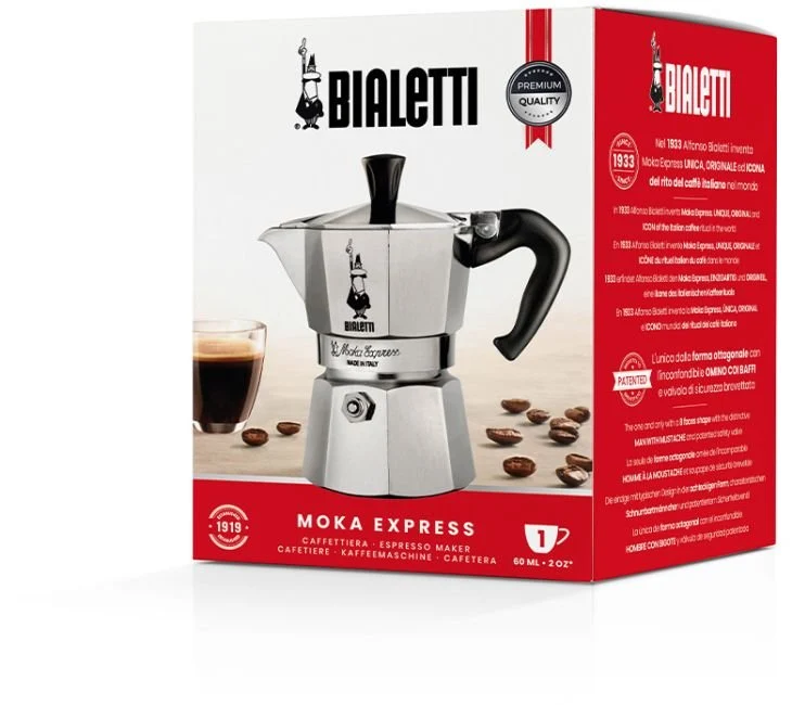Bialetti, 'Moka Express, Espressokocher Export, 2 Tassen'